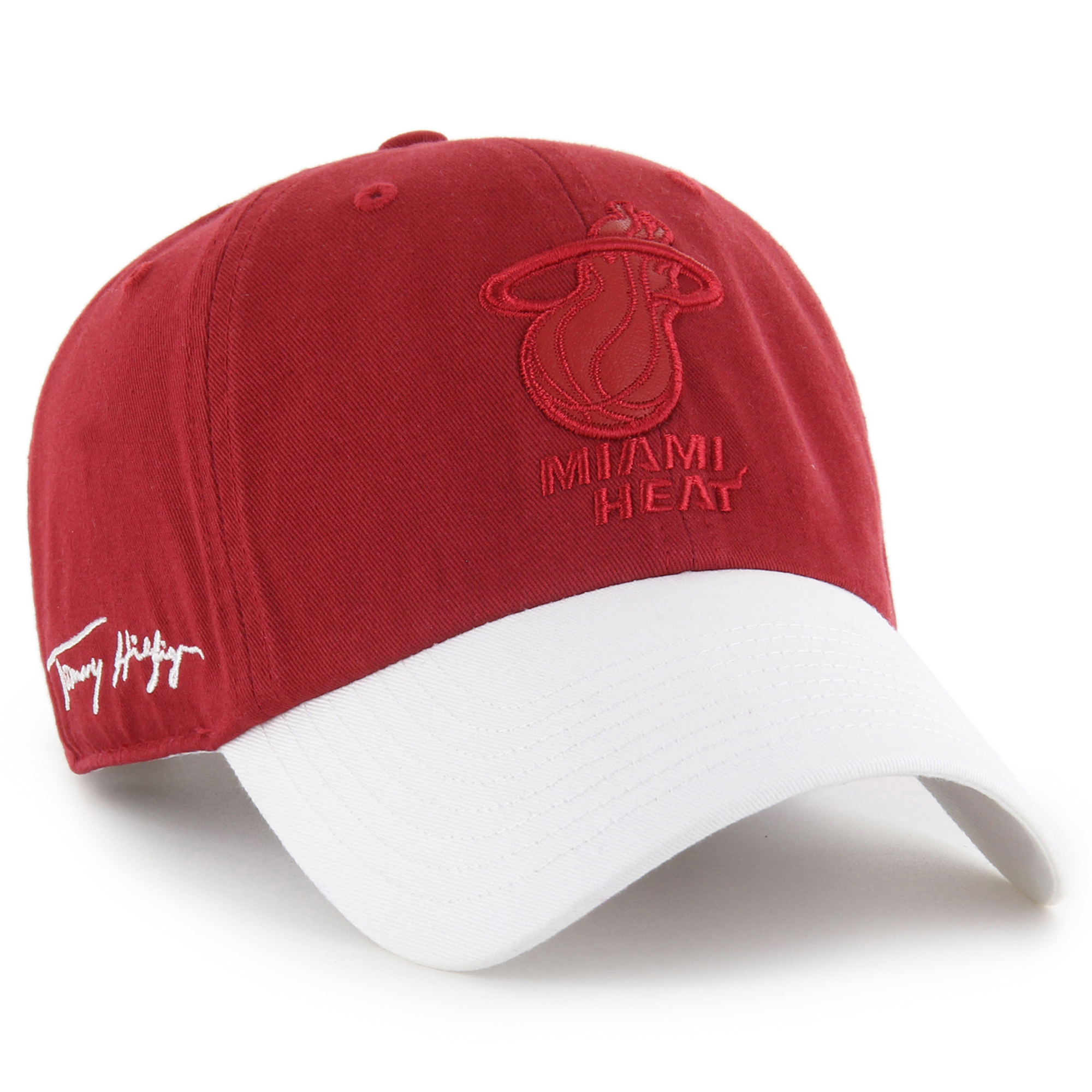 Gorra ajustable de los Miami Heat '47 x Tommy Hilfiger roja/blanca para hombre
