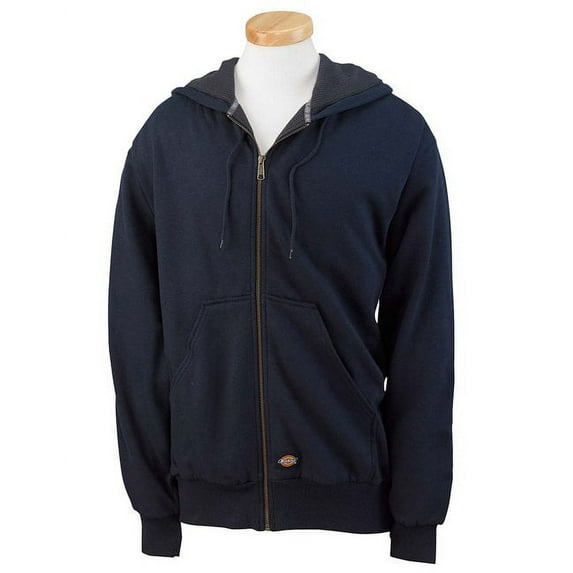 Men's 470 Gram Thermal-Lined Fleece Hooded Jacket - DARK NAVY - 3XL TW382
