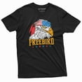 thumbnail image 1 of Men's 4th of July Patriotic T-shirt Eagle bandana cool independence day patriotic shirts (Medium Black), 1 of 7