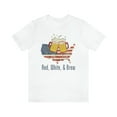 thumbnail image 1 of Men's 4th of July Shirt - American Flag with Red, White & Brew Tee, 1 of 8