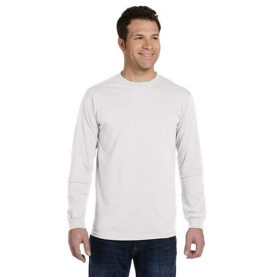 Men's 5.5 oz.; 100% Organic Cotton Classic Long-Sleeve T-Shirt - BLACK - S(D0102H7ZGK8.)