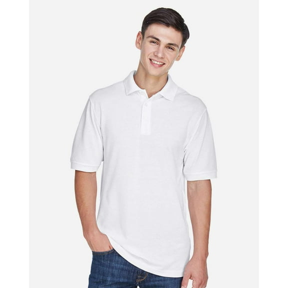 Men's 5.6 oz. Easy Blend™ Polo - WHITE - 4XL