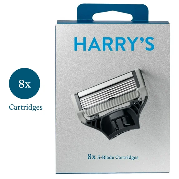 Men's 5-Blade Razor Blade Refills, 8 Count
