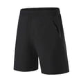 thumbnail image 1 of Men's 5 Inch Workout Sweat Shorts Cotton Elastic Waist Casual Gym Athletic Lightweight with Pockets Summer Beach Lounge Shorts, 1 of 6