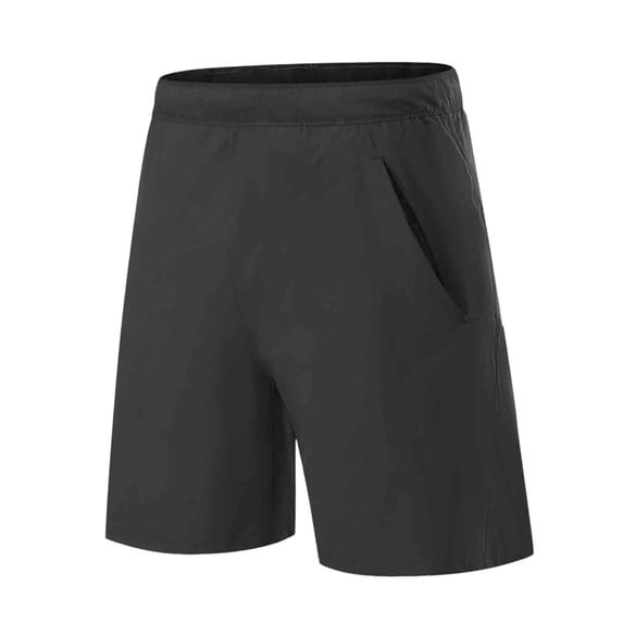 Men's 5 Inch Workout Sweat Shorts Cotton Elastic Waist Casual Gym Athletic Lightweight with Pockets Summer Beach Lounge Shorts