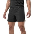 thumbnail image 1 of Men's 5" Inseam Performance Athletic Shorts with Utility Towel Loop & Secure Zipper Pockets, Quick Dry Training Above Knee Short Pants for Running Workout Exercise, 1 of 9
