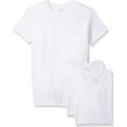 thumbnail image 1 of Fruit of the Loom Men's 5-Pack Crew Neck T-Shirt, White, Small, 1 of 9