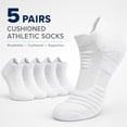 thumbnail image 1 of Men’s 5-Pack Cushioned Athletic Grey Crew Socks – Breathable, Moisture-Wicking, Anti-Odor & Durable Sport Socks for Running, Hiking, Training, 1 of 9