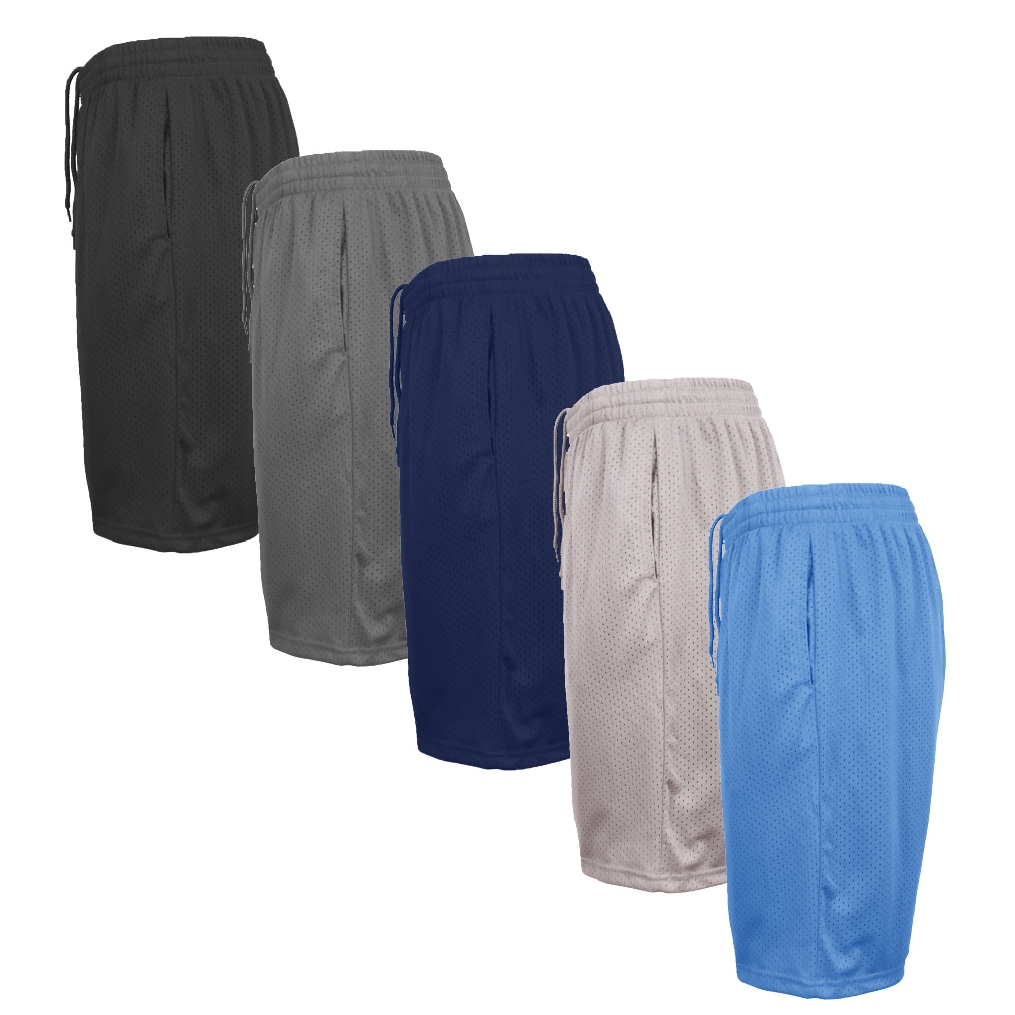 Curated visual reference: Men S 5 Pack Lightweight Breathable Moisture Wicking Mesh Shorts Photo Inspiration