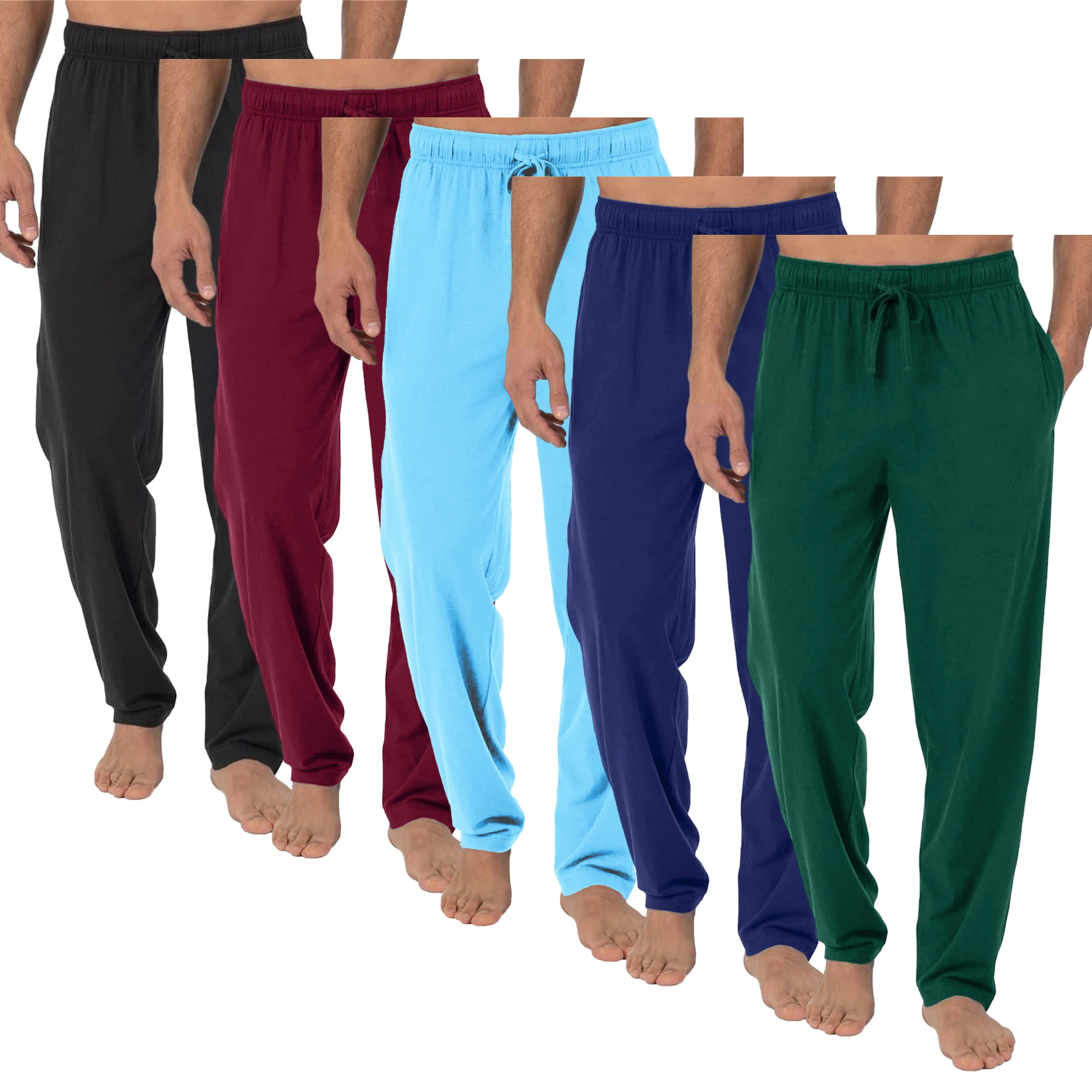 Men's 5-Pack Modern Fit Classic Lounge Pants (Sizes: S-3XL