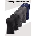 thumbnail image 1 of Men's 5 Pack Workout Tank Tops Sleeveless Gym Shirts Bodybuilding Fitness Muscle Tee Shirts, 1 of 9