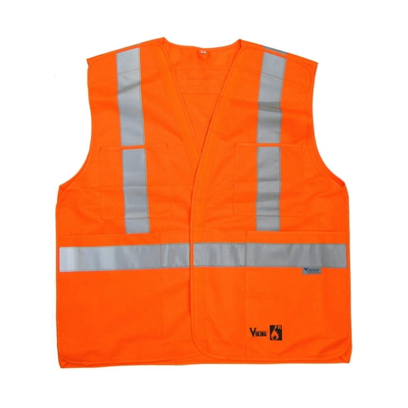 Men's 5 Point Tear Away FR Polyester Vest, Pack of 25