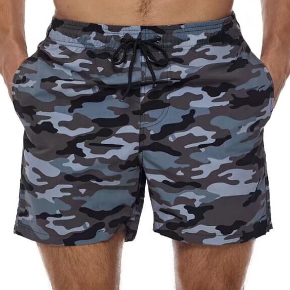 Men's 5" Quick Dry Printed Shorts Lightweight Running Shorts 34