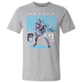 thumbnail image 1 of Men's 500 Level Alyssa Naeher Heather Gray Chicago Stars FC Player Bitmap Graphic T-Shirt, 1 of 1