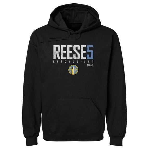 Men's 500 Level Angel Reese Black Chicago Sky Elite Pullover Hoodie