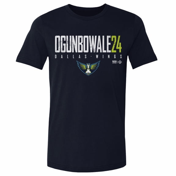 Men's 500 Level Arike Ogunbowale Navy Dallas Wings Elite Player T-Shirt