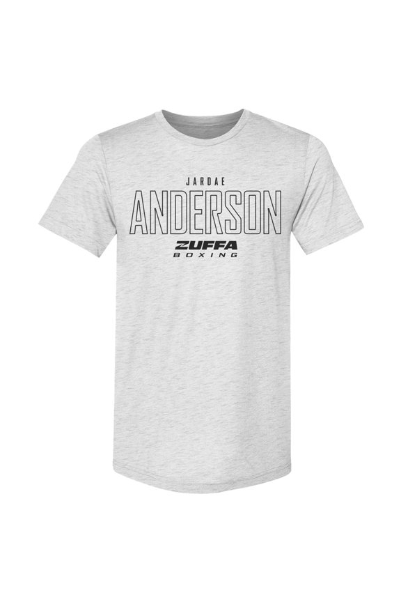Men's 500 Level Ash Jardae Anderson Zuffa Boxing Premium Tri-Blend T-Shirt