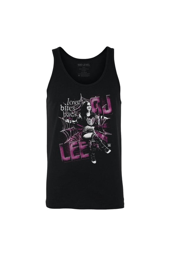 Men's 500 Level Black AJ Lee Spider Web Tank Top