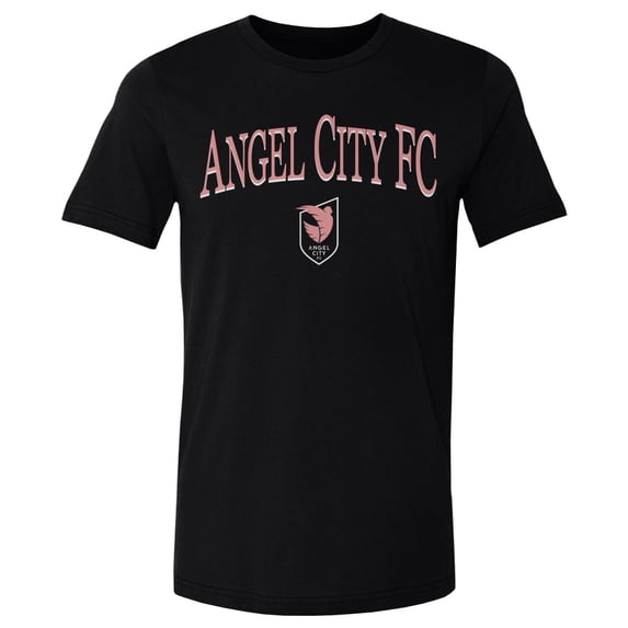 Men's 500 Level Black Angel City FC Team Arch Name Graphic T-Shirt