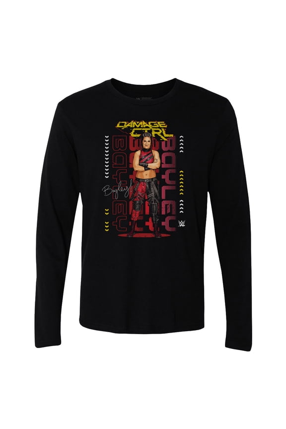 Men's 500 Level  Black Bayley Damage CTRL Long Sleeve T-Shirt