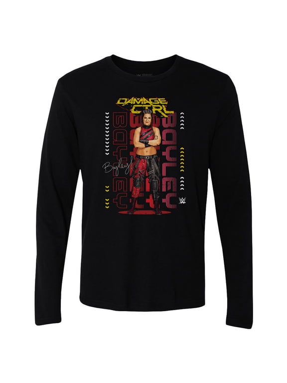 Men's 500 Level Black Bayley Damage CTRL Long Sleeve T-Shirt