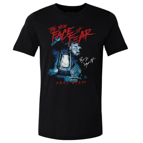 Men's 500 Level Black Bray Wyatt The New Face of Fear T-Shirt