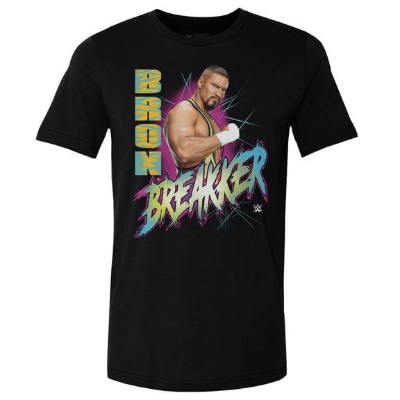 Men's 500 Level Black Bron Breakker Grunge T-Shirt