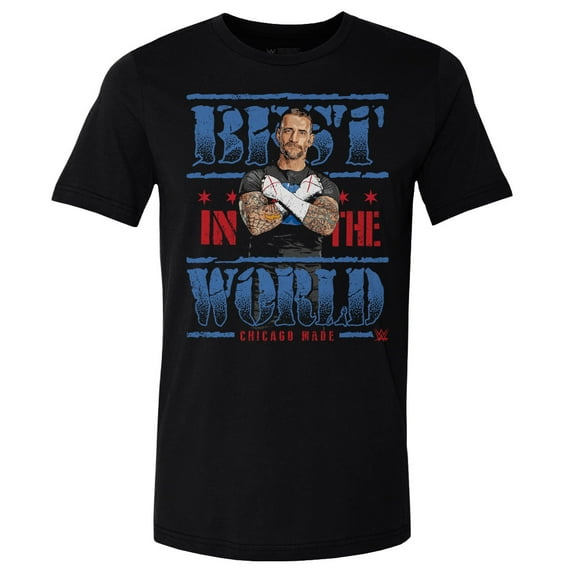 Men's 500 Level Black CM Punk Best in the World T-Shirt