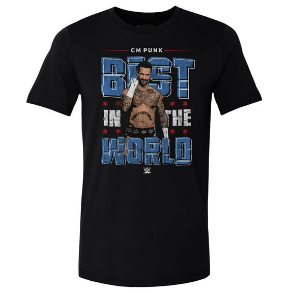 Men's 500 Level Black CM Punk Gritty T-Shirt