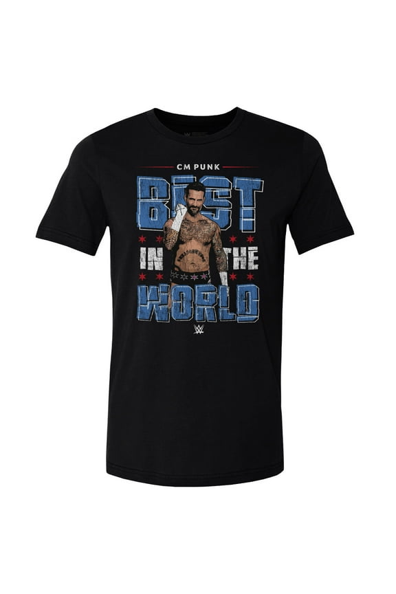 Men's 500 Level Black CM Punk Gritty T-Shirt