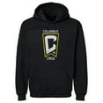 thumbnail image 1 of Men's 500 Level Black Columbus Crew Distressed Primary Logo Pullover Hoodie, 1 of 1