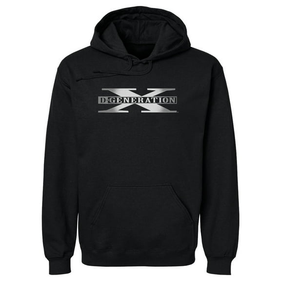 Men's 500 Level  Black D-Generation X Logo Pullover Hoodie