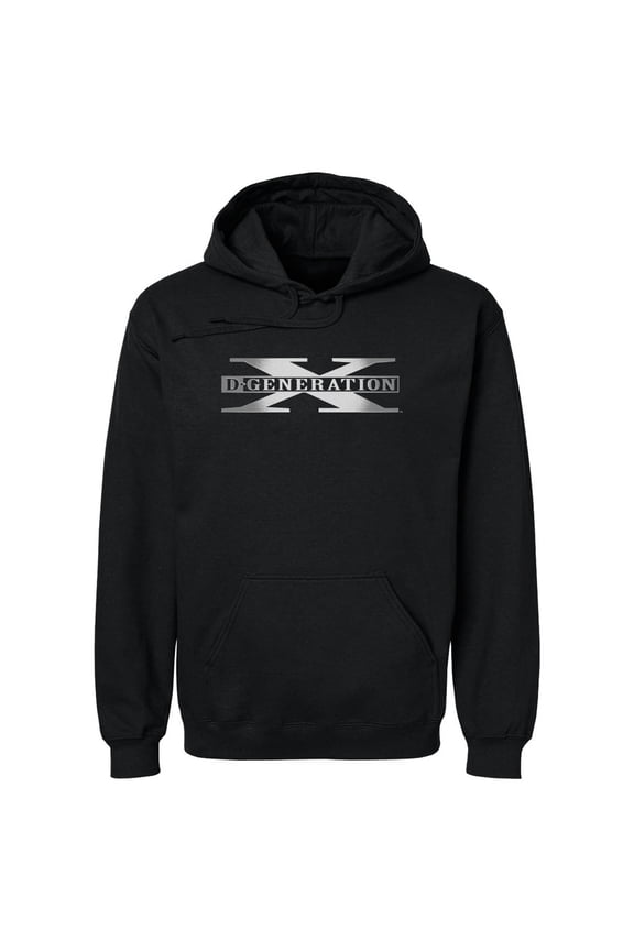 Men's 500 Level Black D-Generation X Logo Pullover Hoodie
