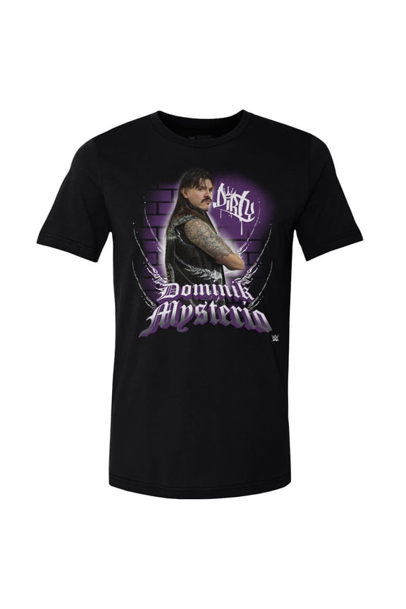 Men's 500 Level Black Dominik Mysterio Dirty T-Shirt