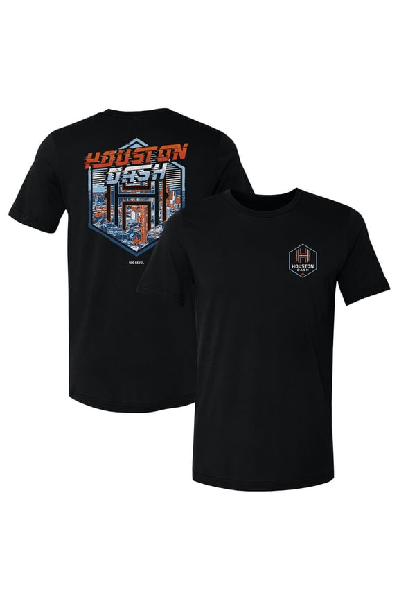 Men's 500 Level Black Houston Dash Hometown Graphics T-Shirt