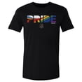 thumbnail image 1 of Men's 500 Level Black Houston Dash Pride Stripes Graphic T-Shirt, 1 of 1