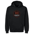 thumbnail image 1 of Men's 500 Level Black Houston Dynamo FC Distressed Primary Logo Pullover Hoodie, 1 of 1