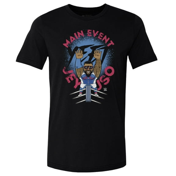 Men's 500 Level Black Jey Uso Big Shots Ropes T-Shirt