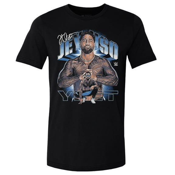 Men's 500 Level Black Jey Uso Vintage Superstar T-Shirt