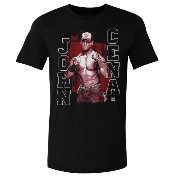 Men's 500 Level Black John Cena Monochrome T-Shirt