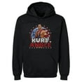 thumbnail image 1 of Men's 500 Level Black Kurt Angle Stars and Stripes Pullover Hoodie, 1 of 1
