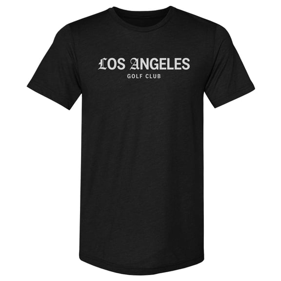 Men's 500 Level Black Los Angeles Golf Club Wordmark Premium T-Shirt
