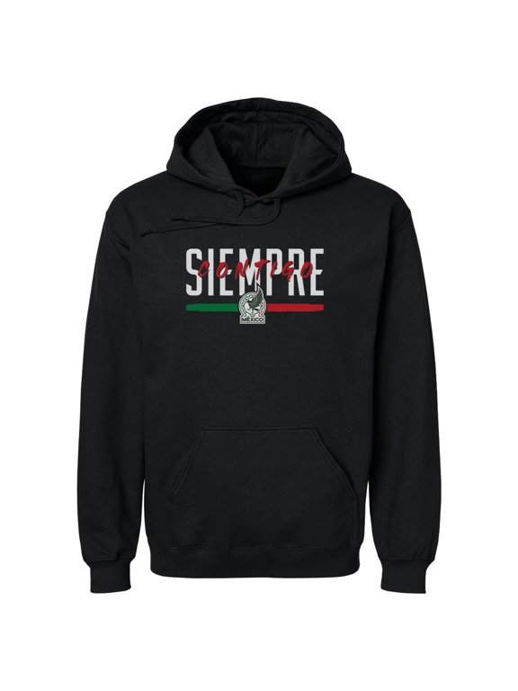 Men's 500 Level Black Mexico National Team Siempre Contigo Pullover Hoodie