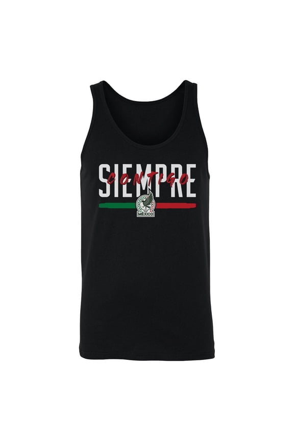 Men's 500 Level Black Mexico National Team Siempre Contigo Tank Top