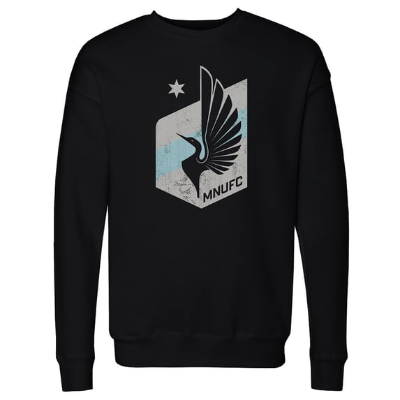 Men's 500 Level Black Minnesota United FC Primary Logo Pullover Sweatshirt