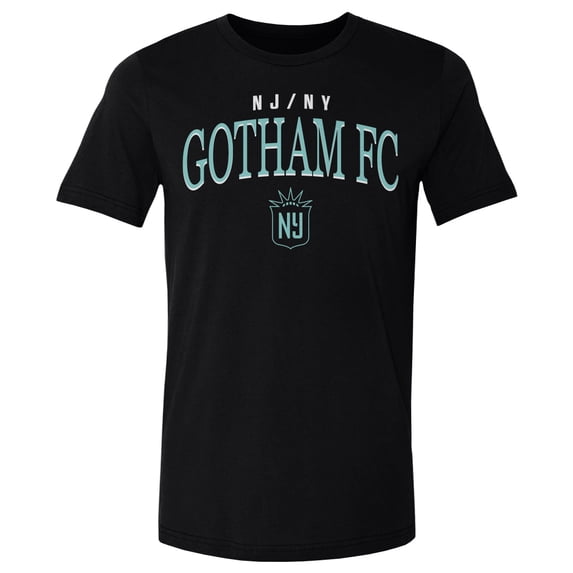Men's 500 Level Black NJ/NY Gotham FC Team Arch Name Graphic T-Shirt