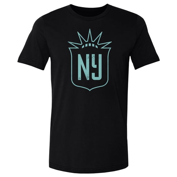 Men's 500 Level Black NJ/NY Gotham FC Vintage Primary Logo Graphic T-Shirt