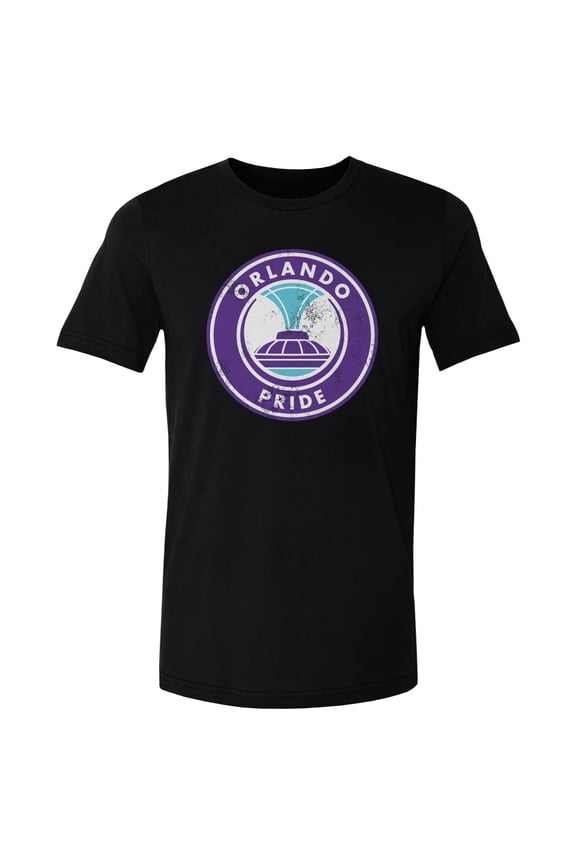 Men's 500 Level Black Orlando Pride Vintage Primary Logo Graphic T-Shirt
