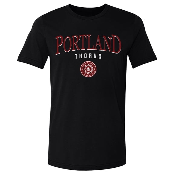 Men's 500 Level Black Portland Thorns FC Team Arch Name Graphic T-Shirt