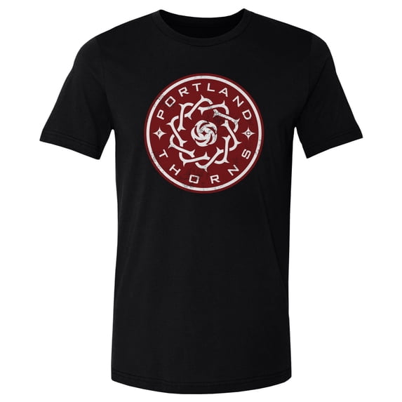 Men's 500 Level Black Portland Thorns FC Vintage Primary Logo Graphic T-Shirt
